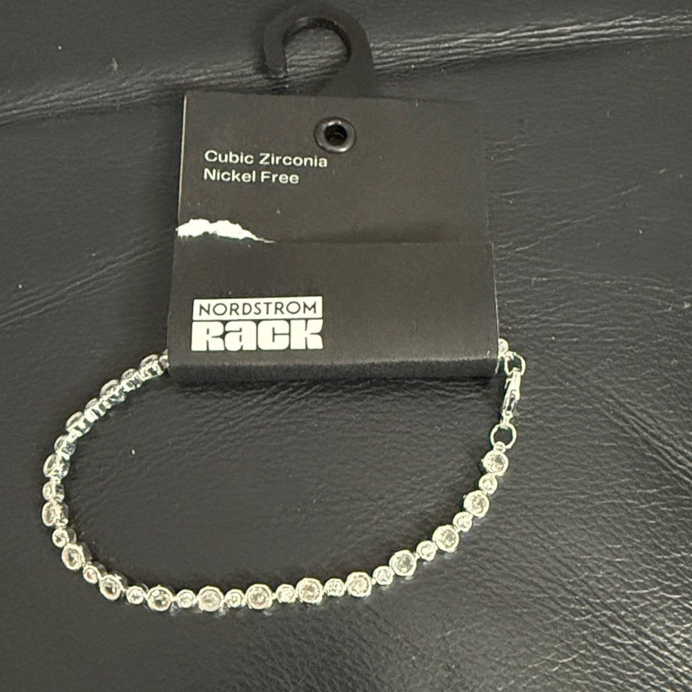 Nordstrom Silver Cubic Zirconia Bracelet